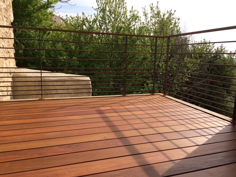 Terrasse IPE et structure acier - 2017 - Emile M.