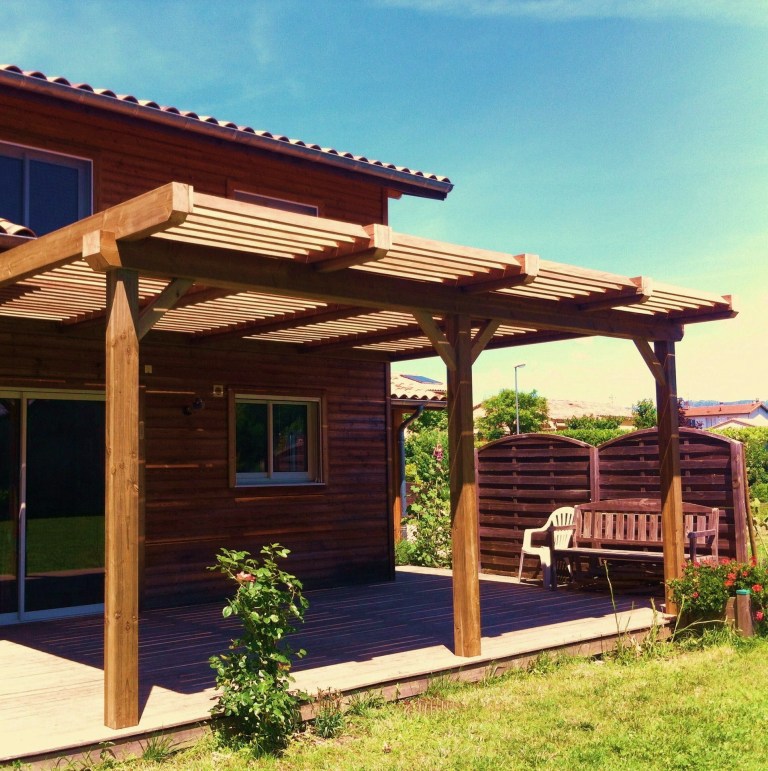 Pergola Pin et IPE - Valence - Emile M.